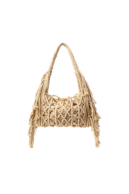 Sacs de plage unis en coton pour les vacances/accessoires de plage