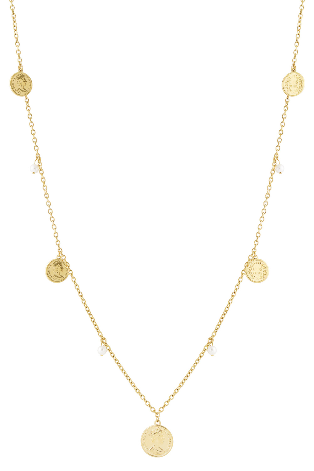 Collier De Pièces Et De Perles