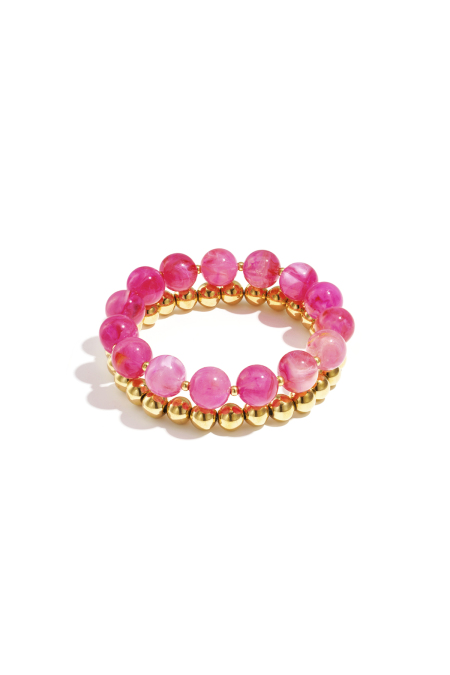 Bracelet composé de perles rondes