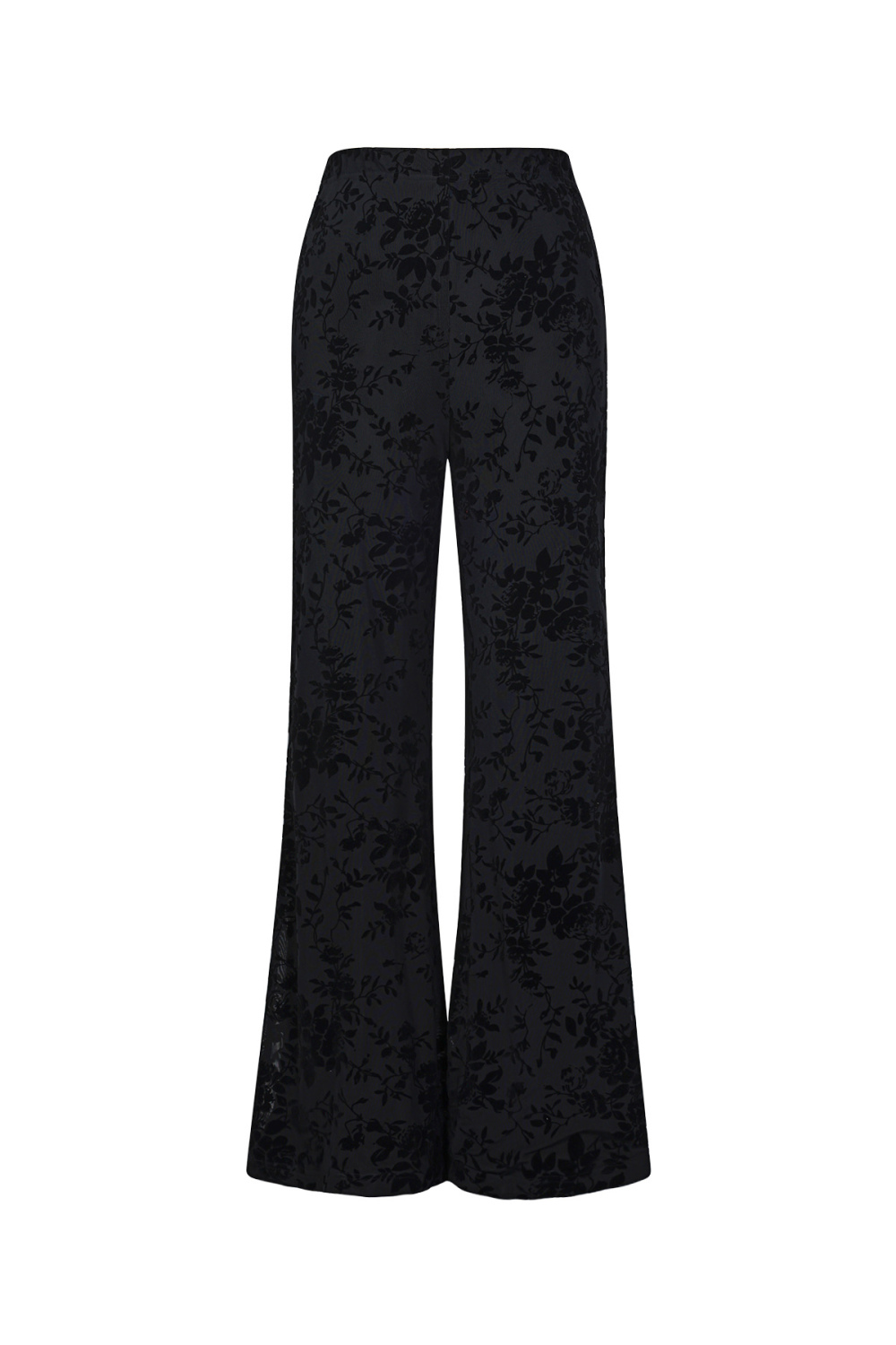 Pantalon En Résille À Imprimé Floral En Daim – Conçu Pour Être Assorti 