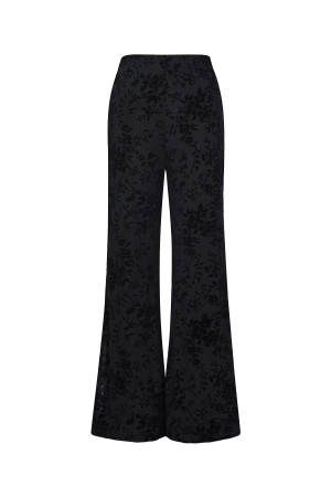 Pantalon En Résille À Imprimé Floral En Daim – Conçu Pour Être Assorti h5 