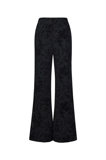 Pantalon en résille à imprimé floral en daim – conçu pour être assorti 2