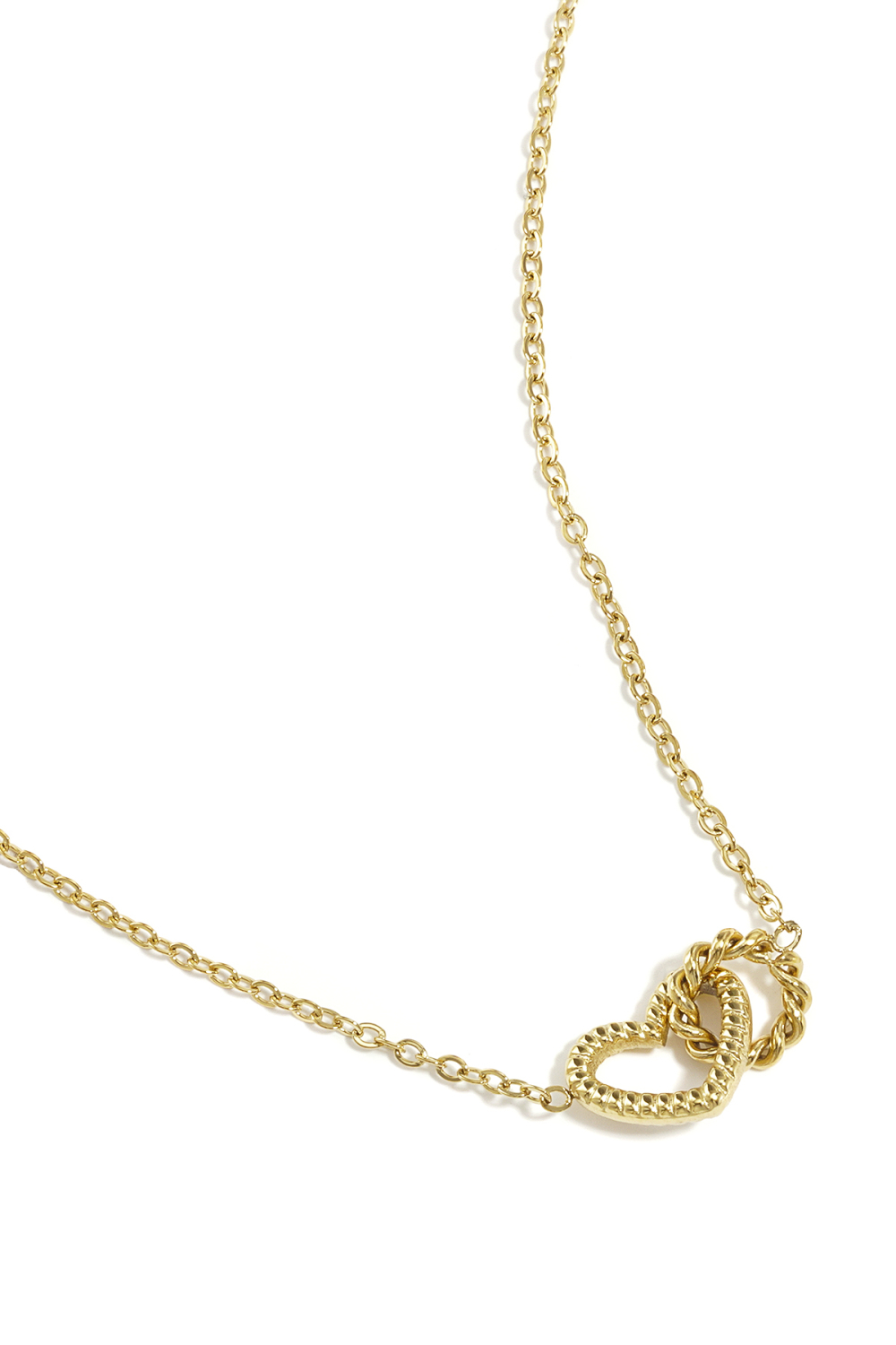 Collier Avec Pendentif Cœur Relié Image2