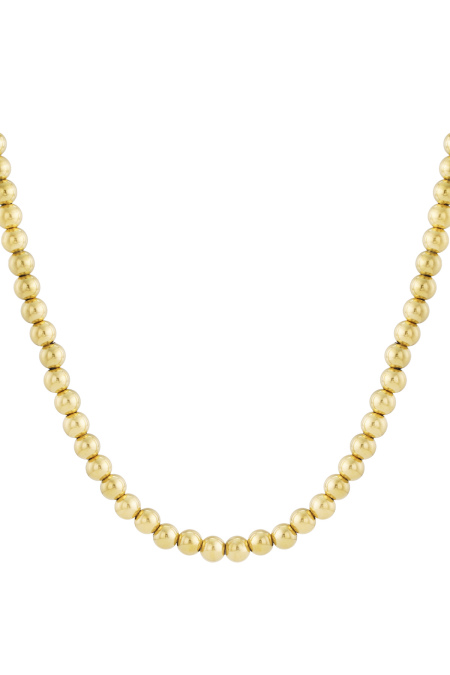 Collier de perles creuses -10mm