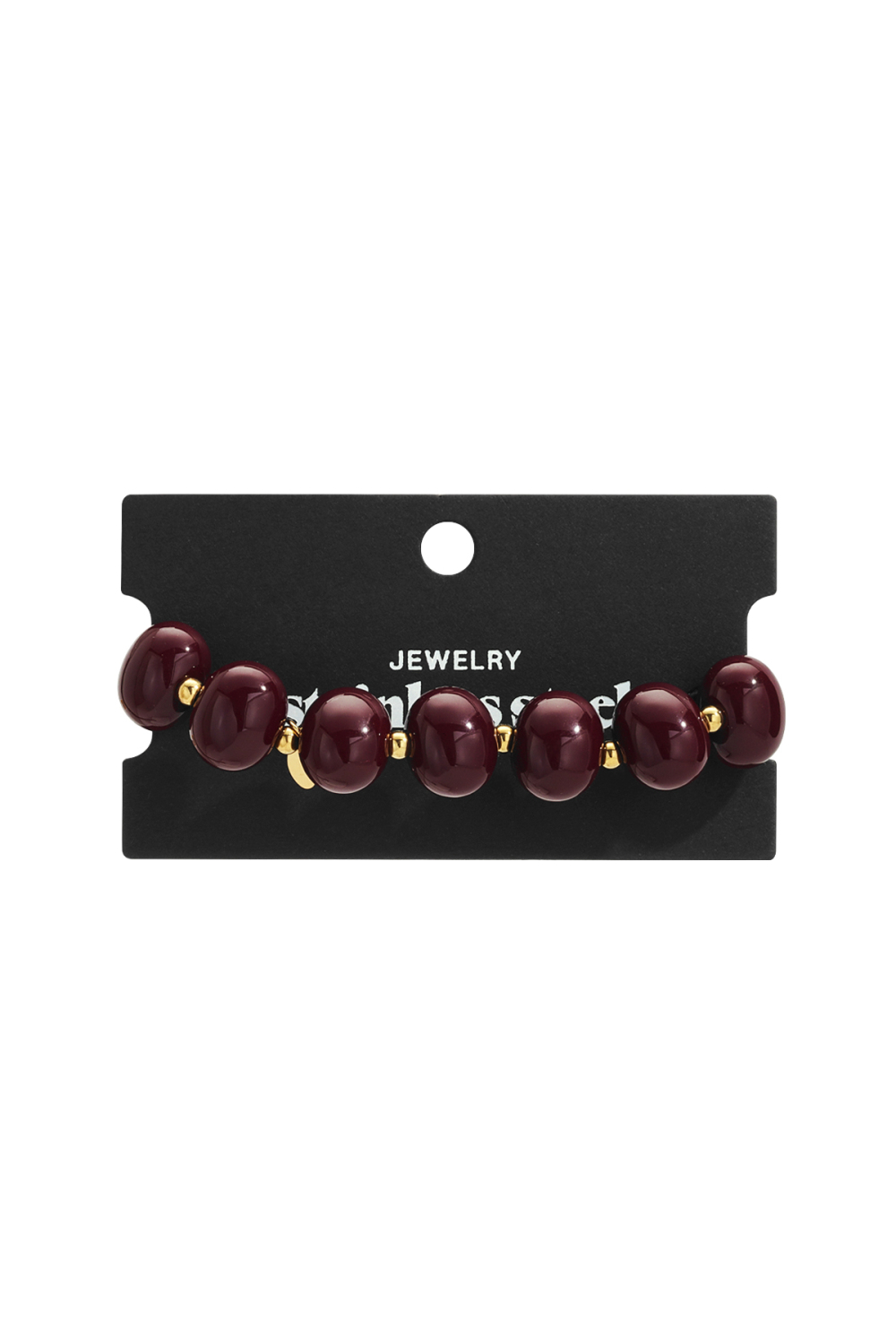 Bracelet Élastique À Grosses Perles Image5