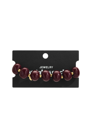 Bracelet Élastique À Grosses Perles h5 Image5
