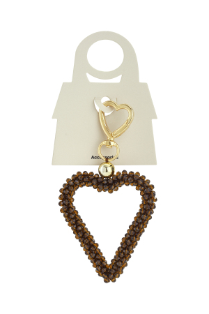 Porte-Clés Cœur Décontracté Cristal Accessoires Quotidiens h5 Image4