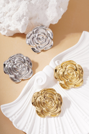 Boucles D'Oreilles Méga Fleurs h5 Image5