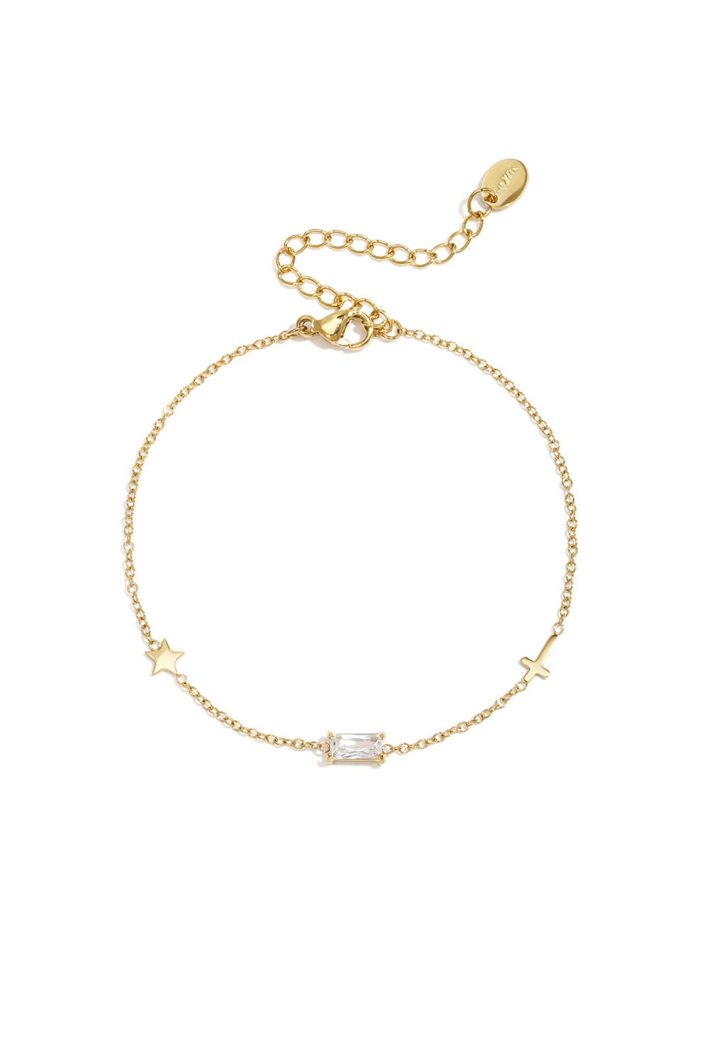 Bracelets À Breloques En Acier Inoxydable, Collection Étoile, Style Décontracté Et Simple Pour Femmes