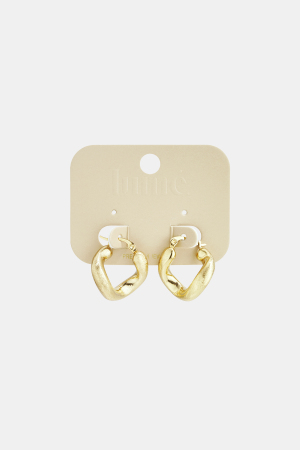 Boucles D'Oreilles Créoles De Forme Irrégulière, Série Décontractée, Simple Et Quotidienne, Bijoux Pour Femmes h5 Image5