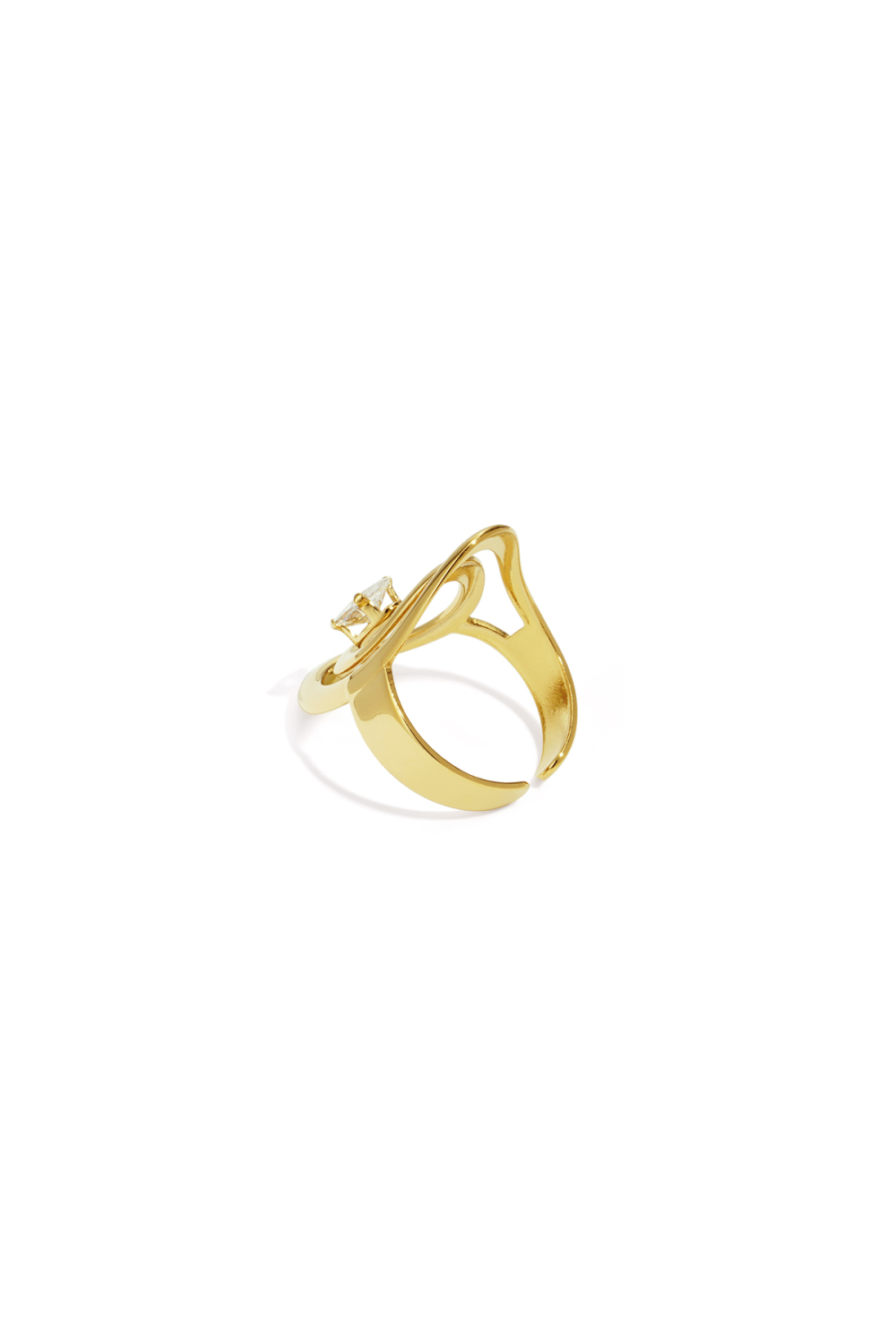 Bagues En Acier Inoxydable Avec Pierres Précieuses, Lignes Daily Daily Simple Series, Bijoux Pour Femmes Image5