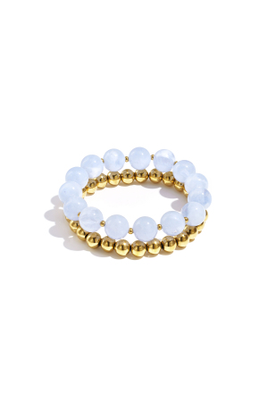 Bracelet Composé De Perles Rondes h5
