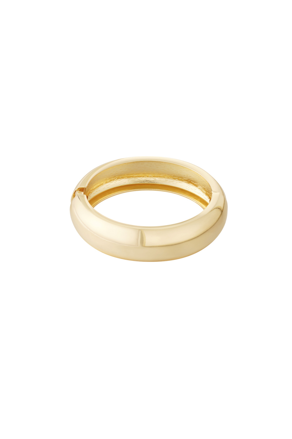 Bracelet Jonc Courbe Doré 