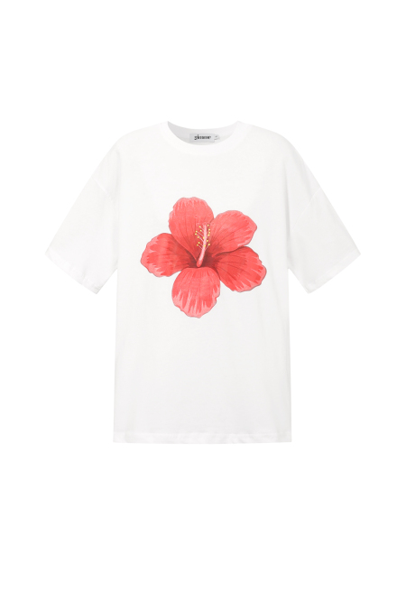 T-shirt à fleurs tropicales 2