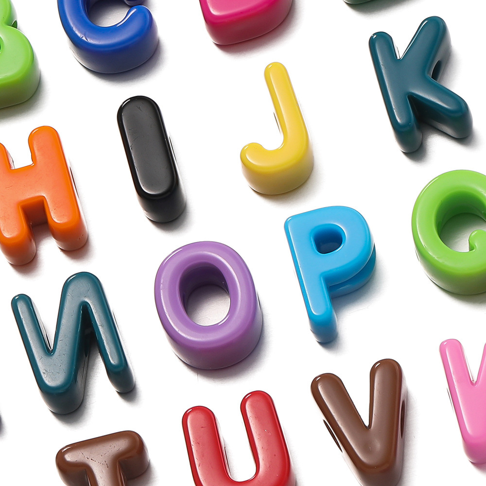 10 Perles À Lettres Ccb Pour Bijoux À Faire Soi-Même Image2