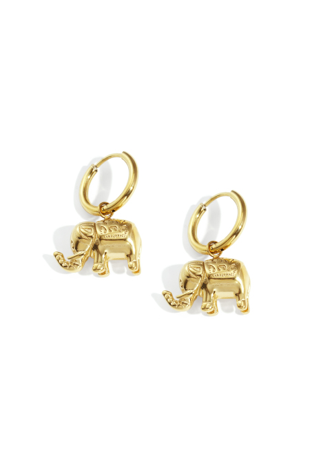 Boucles d'oreilles éléphant