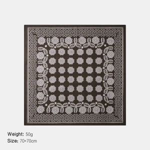 Bandana Classique En Rayonne À Fleurs Pour Femme, 1 Pièce h5 Image2