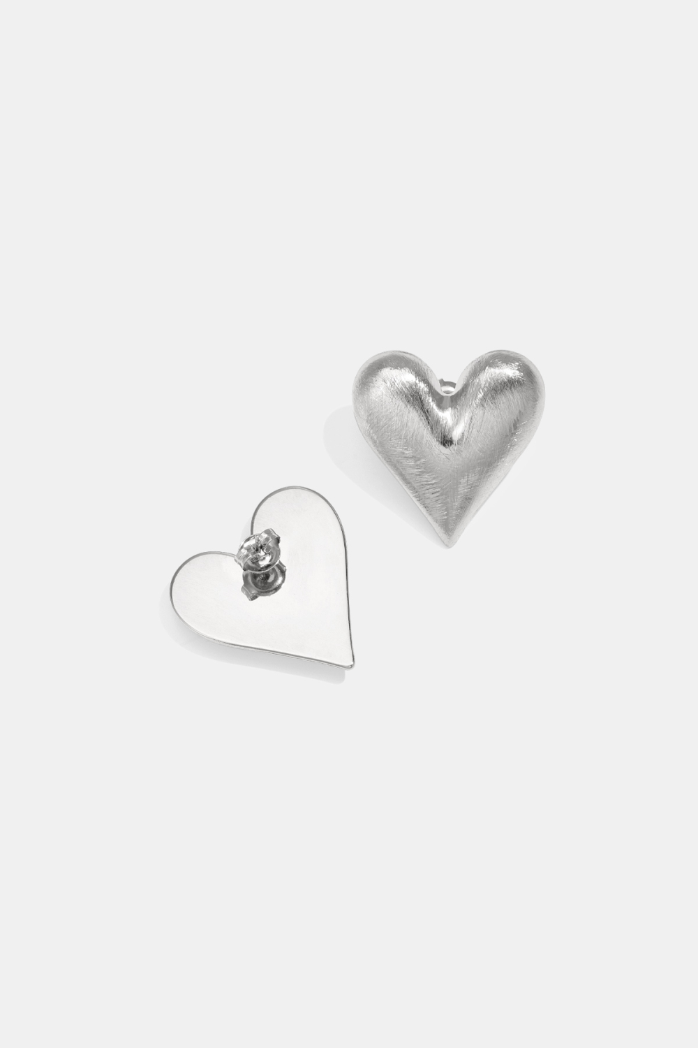 Boucles D'Oreilles À Tige En Forme De Cœur, Série Simple Et Décontractée, Bijoux Pour Femmes Image3