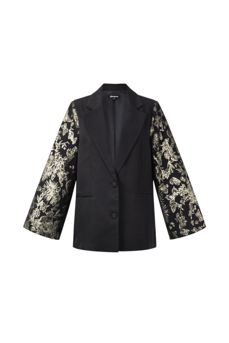 Tissu Polyester Fibre Ensemble de Costume Femme Élégant Imprimé Floral 3 pièces 2