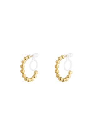 Boucles D'Oreilles À Clip En Perles Brillantes h5 