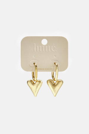 Boucles D'Oreilles Pendantes En Forme De Cœur, Série Simple Et Décontractée Pour Le Quotidien, Bijoux Pour Femmes h5 Image3