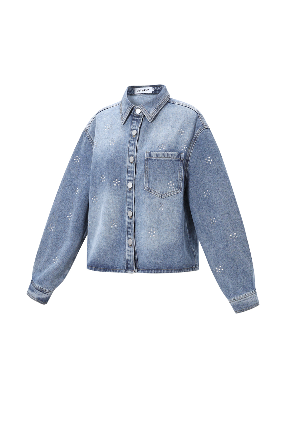 Veste En Jean À Strass Image2