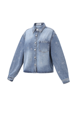 Veste En Jean À Strass h5 Image2