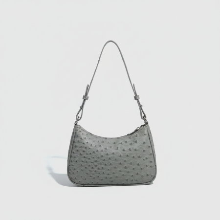 Sac à bandoulière simple et classique en PU pour femme, 1 pièce, à rivets