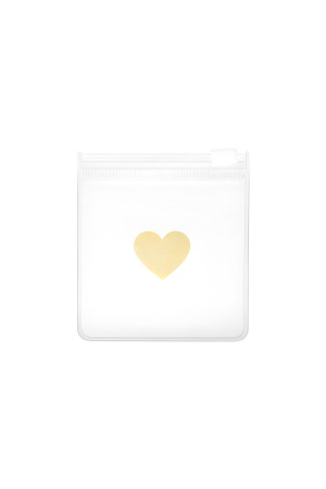 Sac D'emballage En Plastique Avec Coeur Transparent Pvc h5 