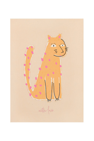 Carte De Voeux Tigre Beige h5
