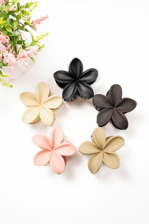 Pince À Cheveux Fleur - Plastique h5 Image6