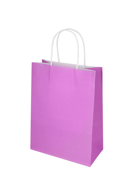 Sachets unis 50 pièces moyen - papier fuchsia