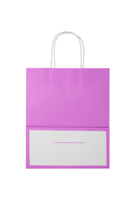 Sachets unis 50 pièces moyen - papier fuchsia 2