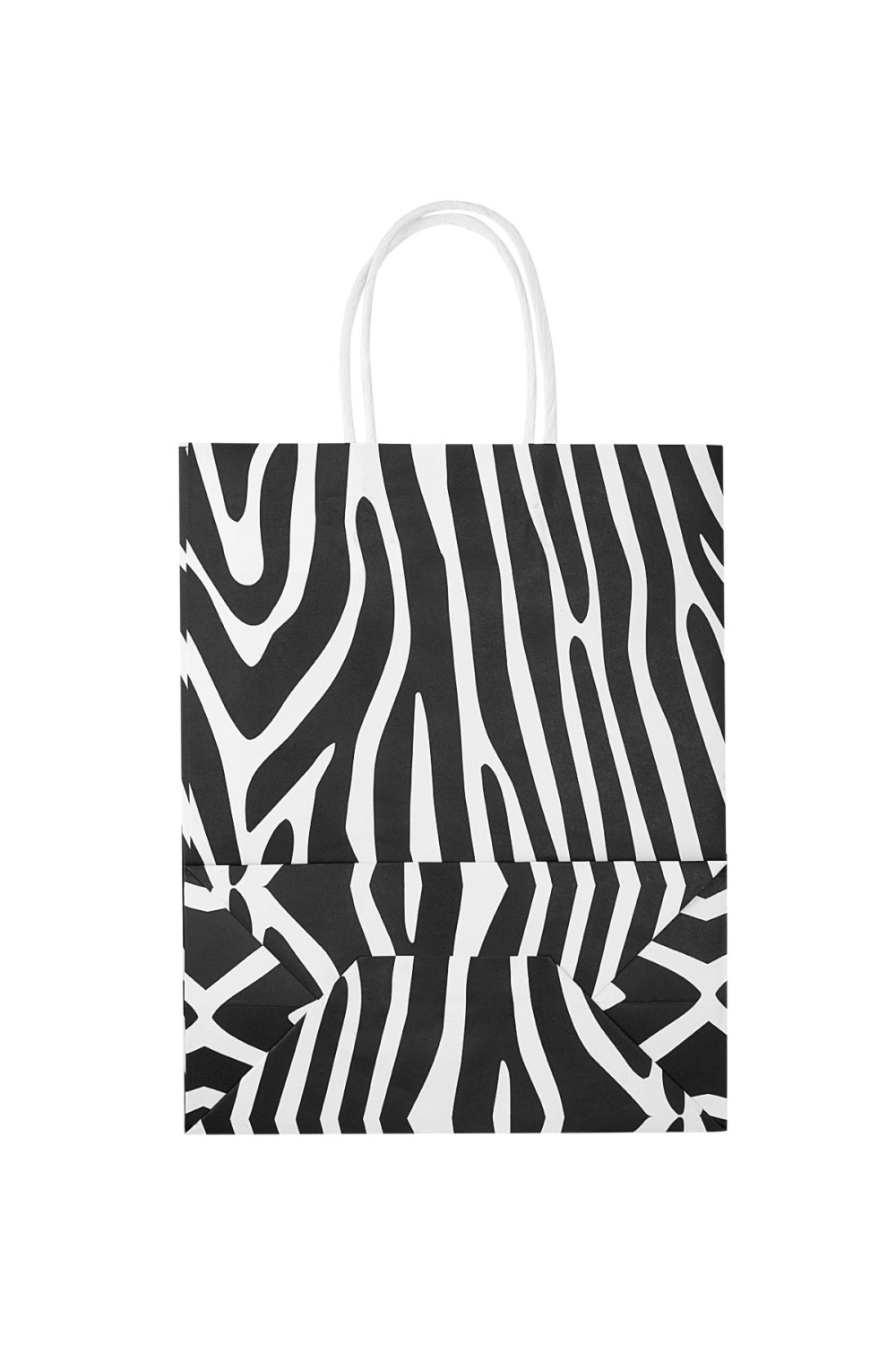 Sacs Zèbre 50 Pièces - Papier Noir/Blanc Image2