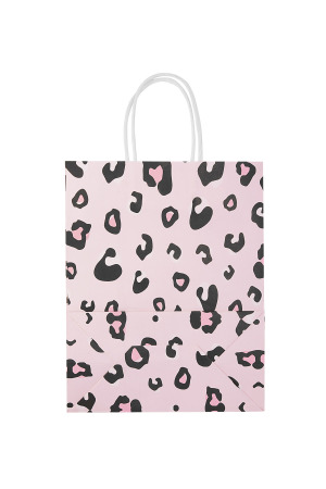 Sacs Imprimé Léopard 50 Pièces - Papier Rose h5 Image2