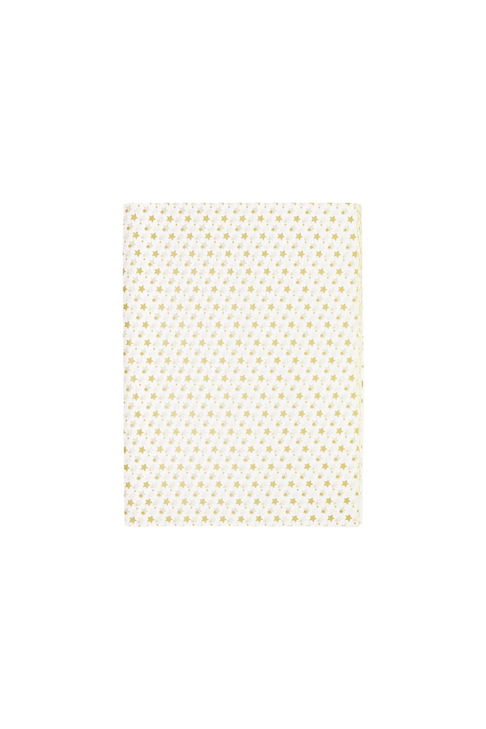 Etoiles En Papier De Soie - Blanc/Couleur Or Papier 