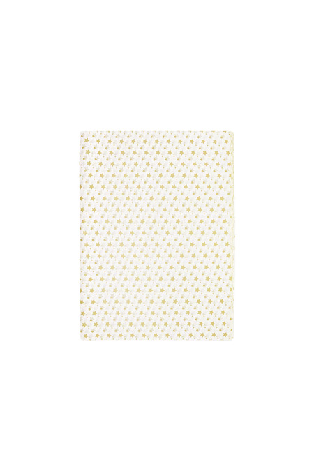 Etoiles En Papier De Soie - Blanc/Couleur Or Papier