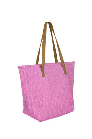 Sac De Plage Avec Relief Fuchsia - Papier h5 Image3