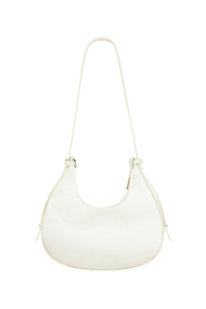 Sac Croissant Blanc Paillettes - Pu h5 Image6
