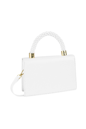 Sac Enveloppe Blanc Poignée Bonbons - Pu h5 Image6
