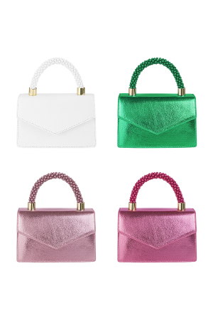 Sac Enveloppe Blanc Poignée Bonbons - Pu h5 Image9