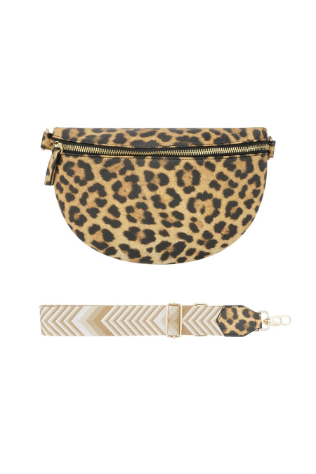 Sac Bandoulière En Bronze Brillant - Cuivré