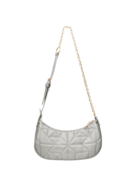 Sac à bandoulière cousu matériel doré