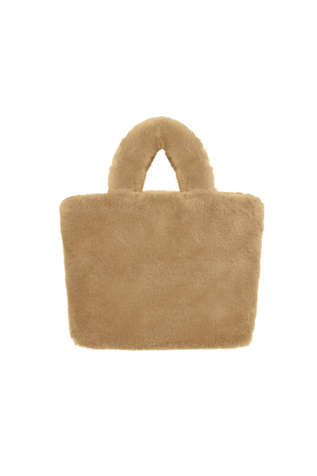 Sac de ville en fausse fourrure petit