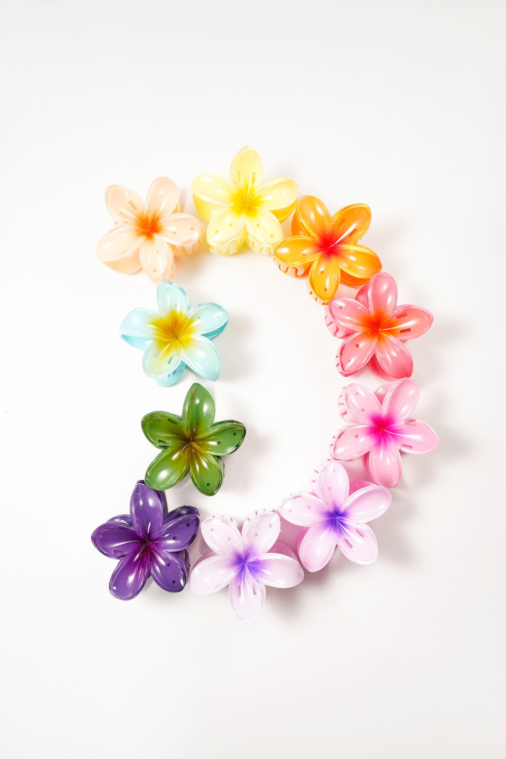 Barrette À Cheveux Fleur Dégradé Hawaii Love h5Image5