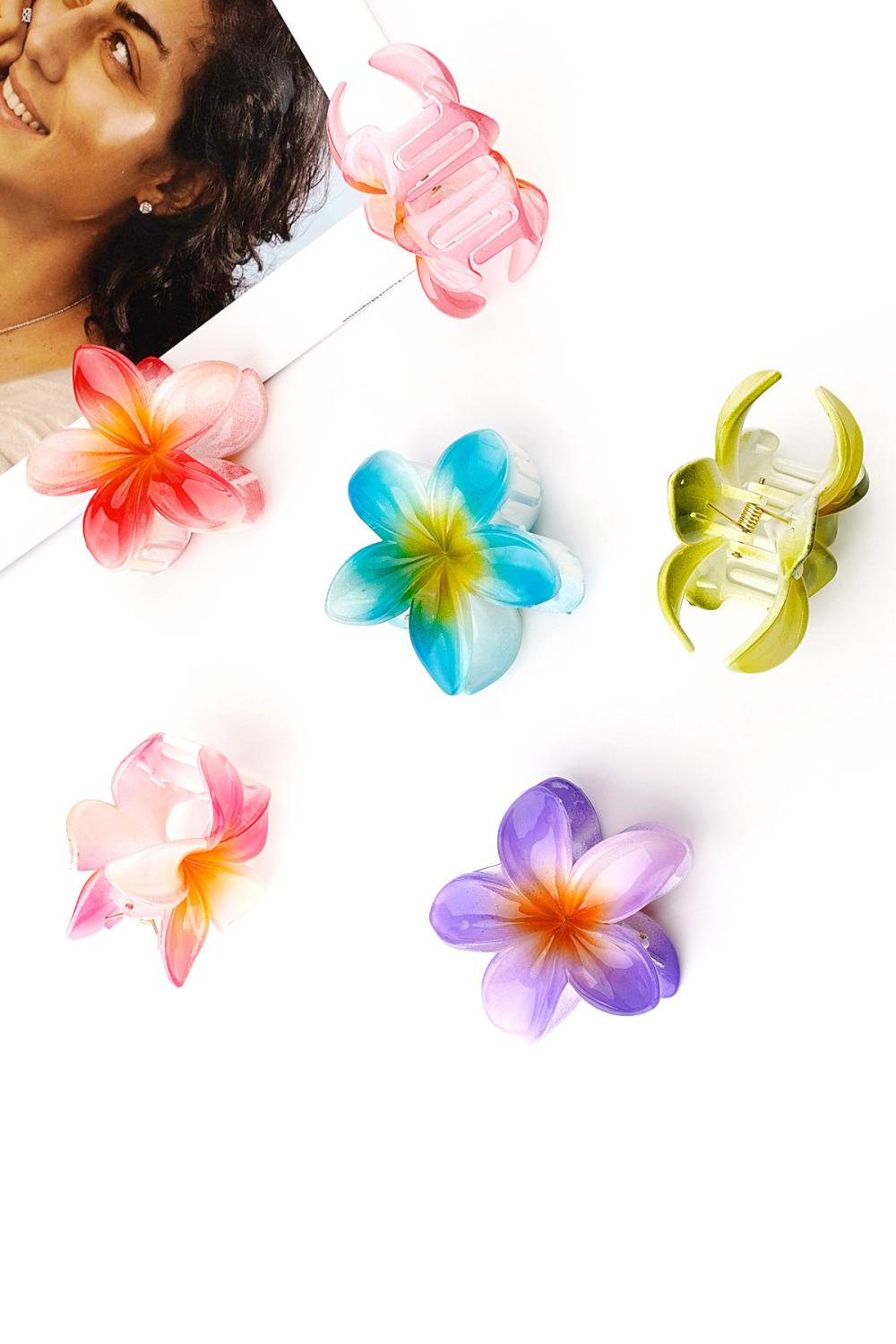 Barrette À Cheveux Fleur D'hawaï Image3