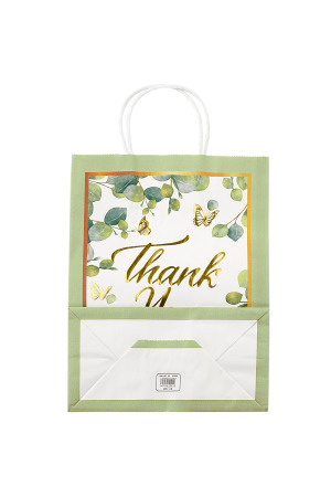 Grand Sac Cadeau Feuilles De Remerciement h5 Image3
