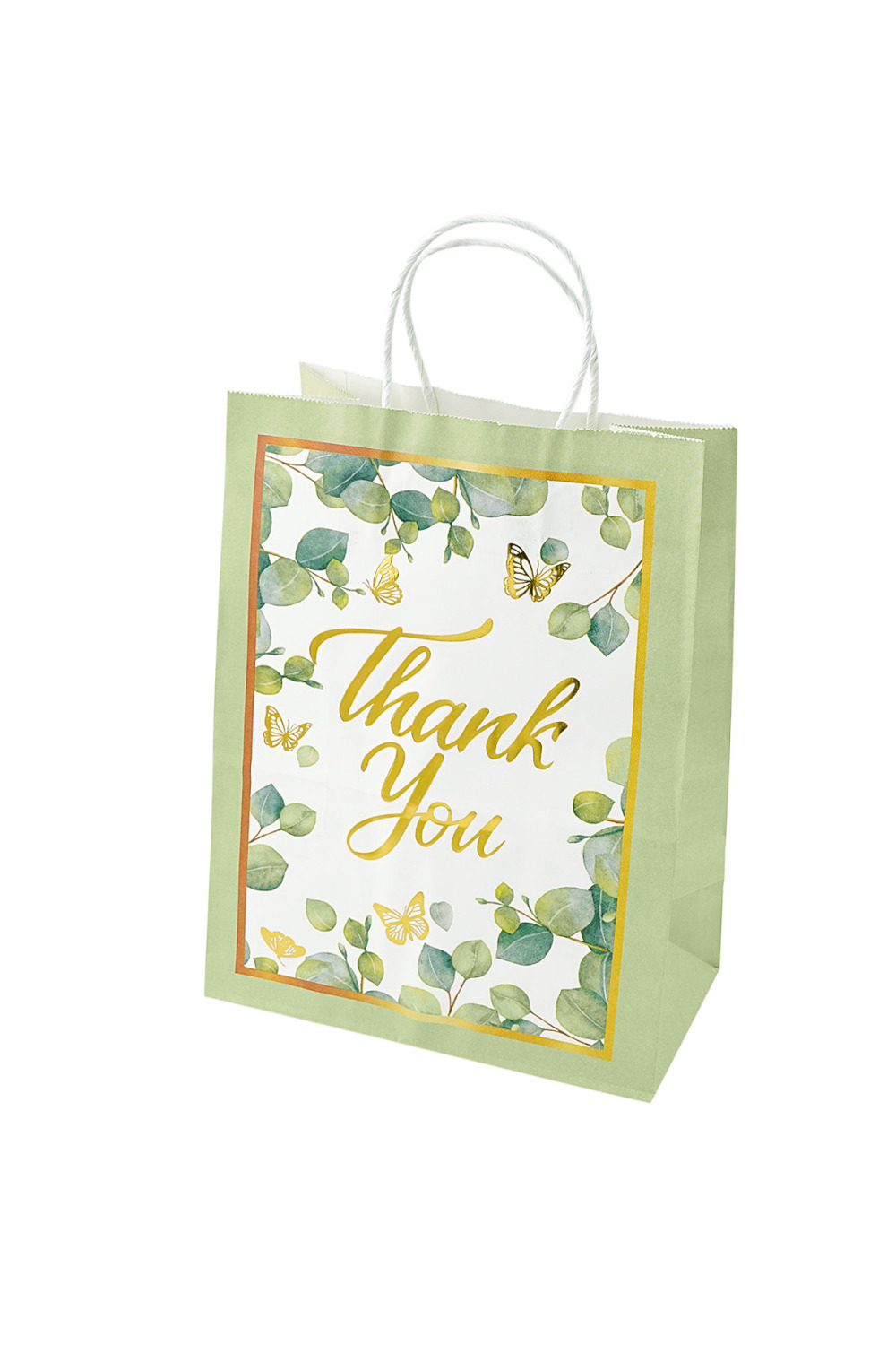Grand Sac Cadeau Feuilles De Remerciement h5Image2