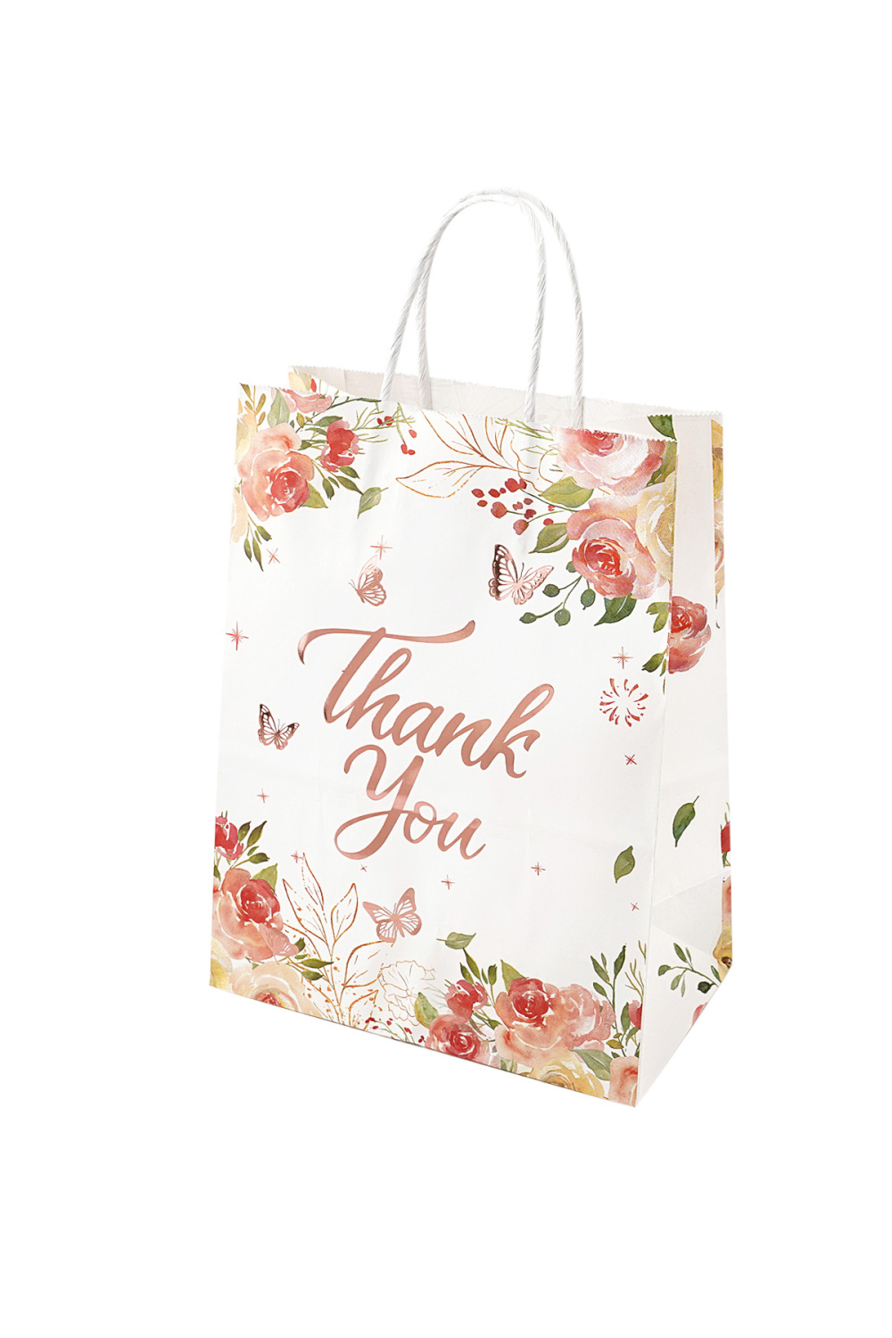 Grand Sac Cadeau Merci Coloré - Multi Image2