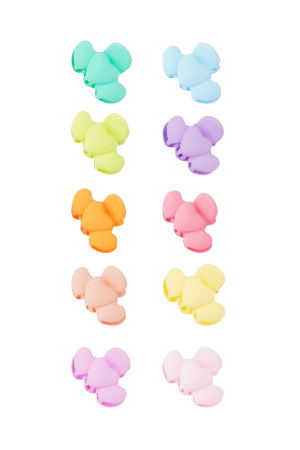 Lot De Pinces À Cheveux Trio Coeur Été - Multi h5
